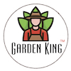 garden king logo in sansar green