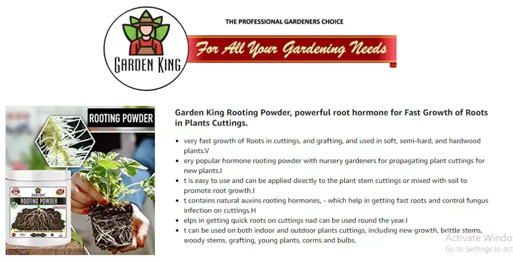 Garden King Rooting Powder Fertilizer From Sansar Green